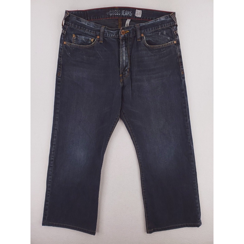 Guess Jeans Mens 34x28* Cliff Bootcut Relaxed Baggy Y2K Urban Streetwear 90s